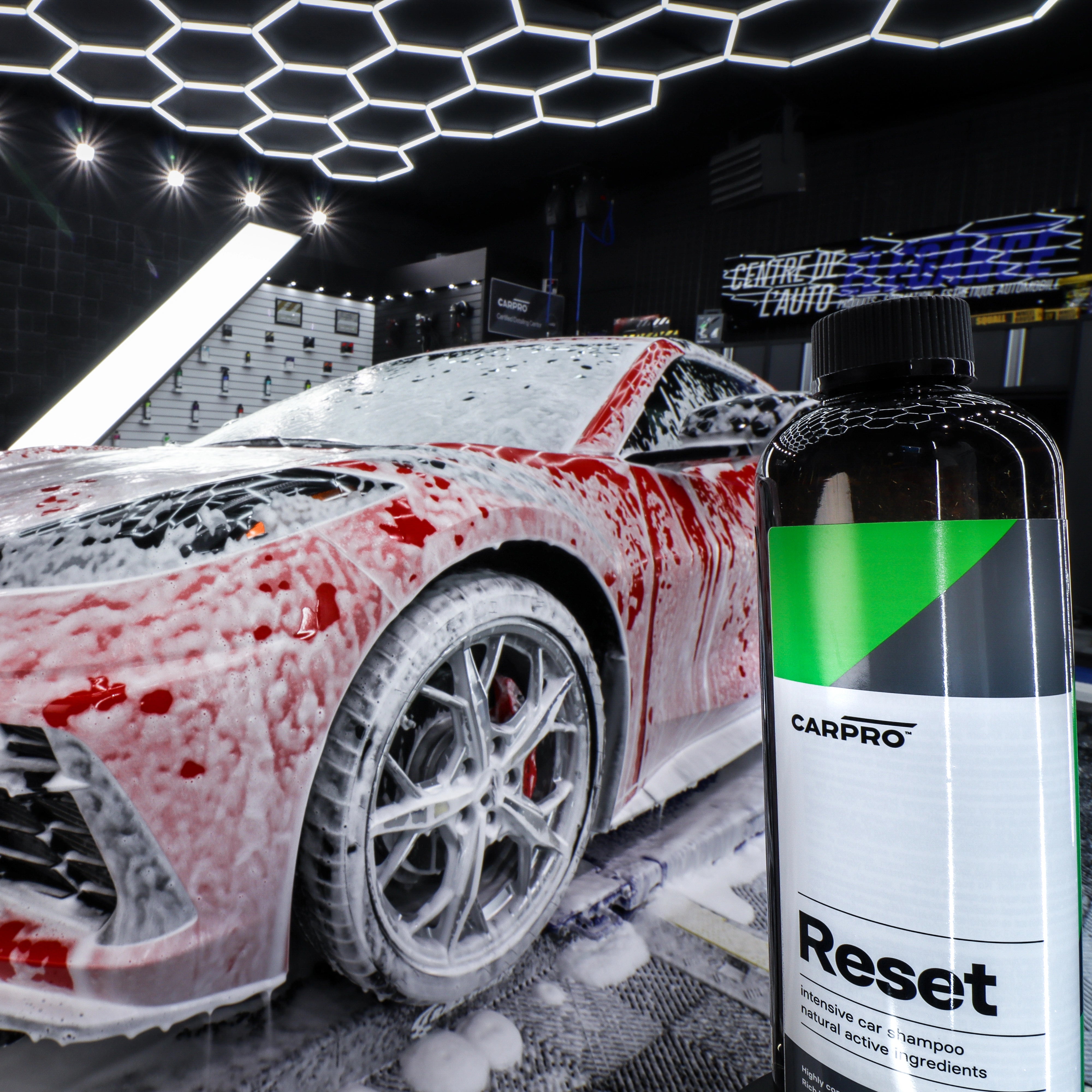 CARPRO Reset - Autoshampoo, Autoshampoo Met Wax, onderdeel van Car Detailing Producten voor Auto Dieptereiniging, insecten verwijderaar, Auto Wassen Producten en past voor foam gun.