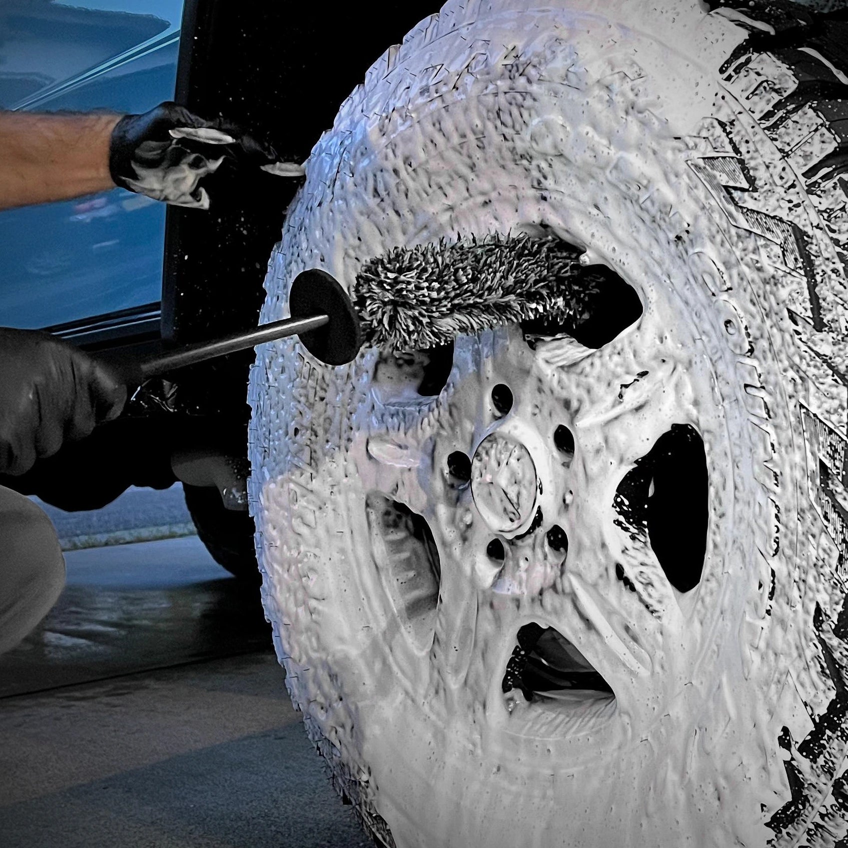 CARPRO Flat Spot KIT - Microvezel Velgenborstel Set voor Auto Dieptereiniging, ideaal voor Velgenreiniger en Velg Bescherming, essentieel in Car Detailing Producten en Auto Wassen Producten.
