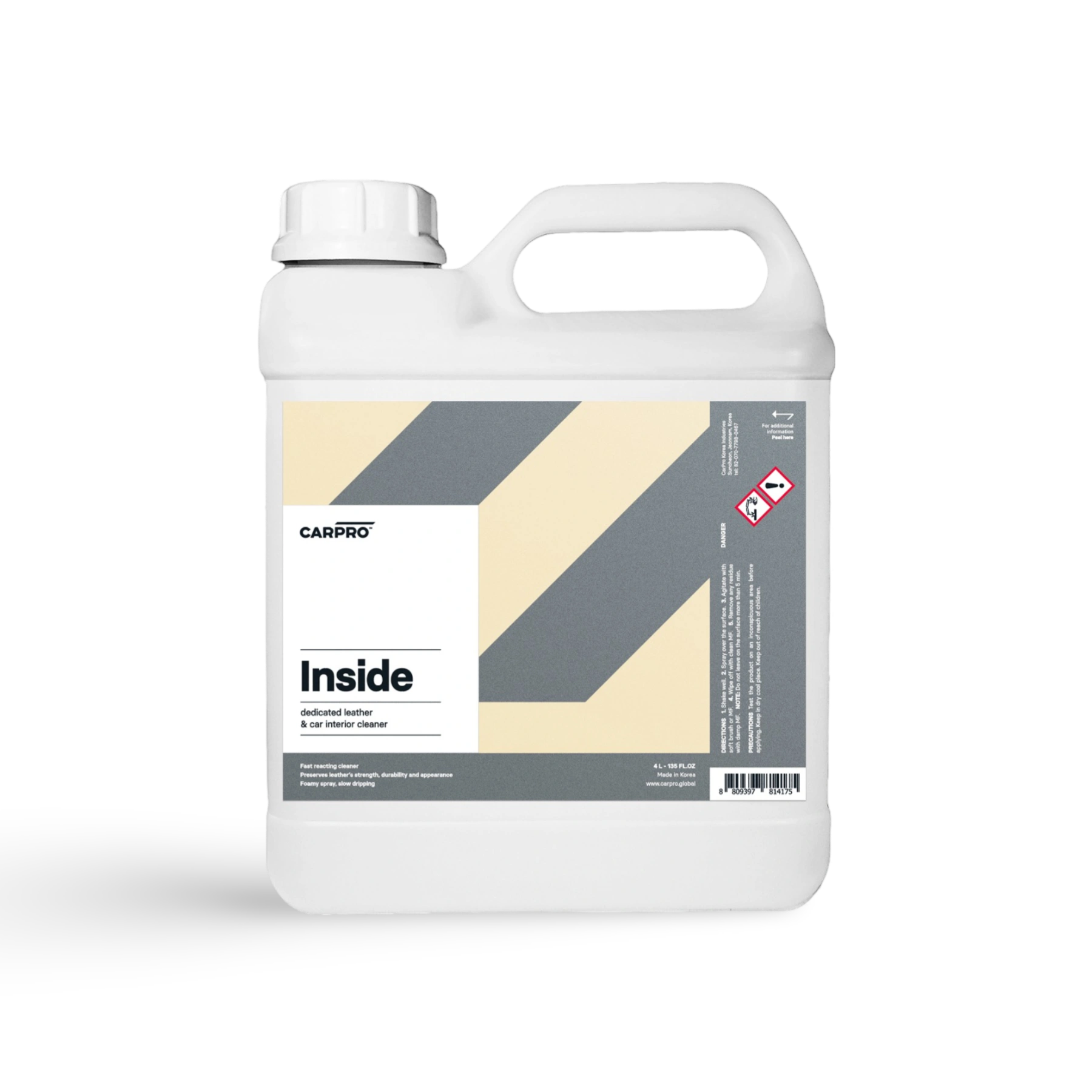 CARPRO Inside voor auto interieur reinigen, ideaal voor tapijt auto reinigen en lederen autozetels reinigen, onmisbaar in auto dieptereiniging en auto wassen producten binnen car detailing producten.