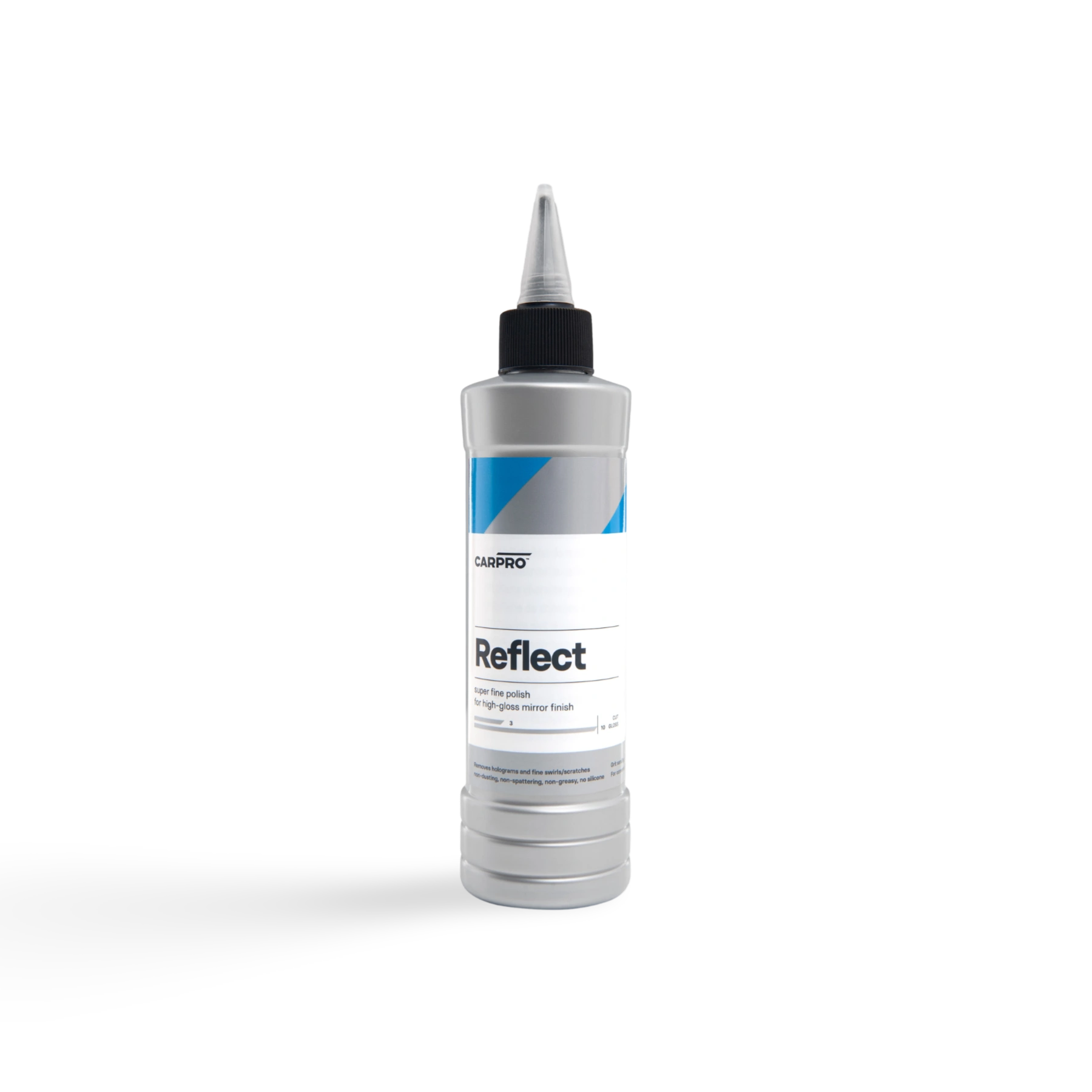 CARPRO Reflect - essentieel in car detailing producten voor auto dieptereiniging, auto wassen producten, en krassen verwijderen auto. Ideaal als coating auto, glascoating auto, keramische coating auto, polieren, polijsten.