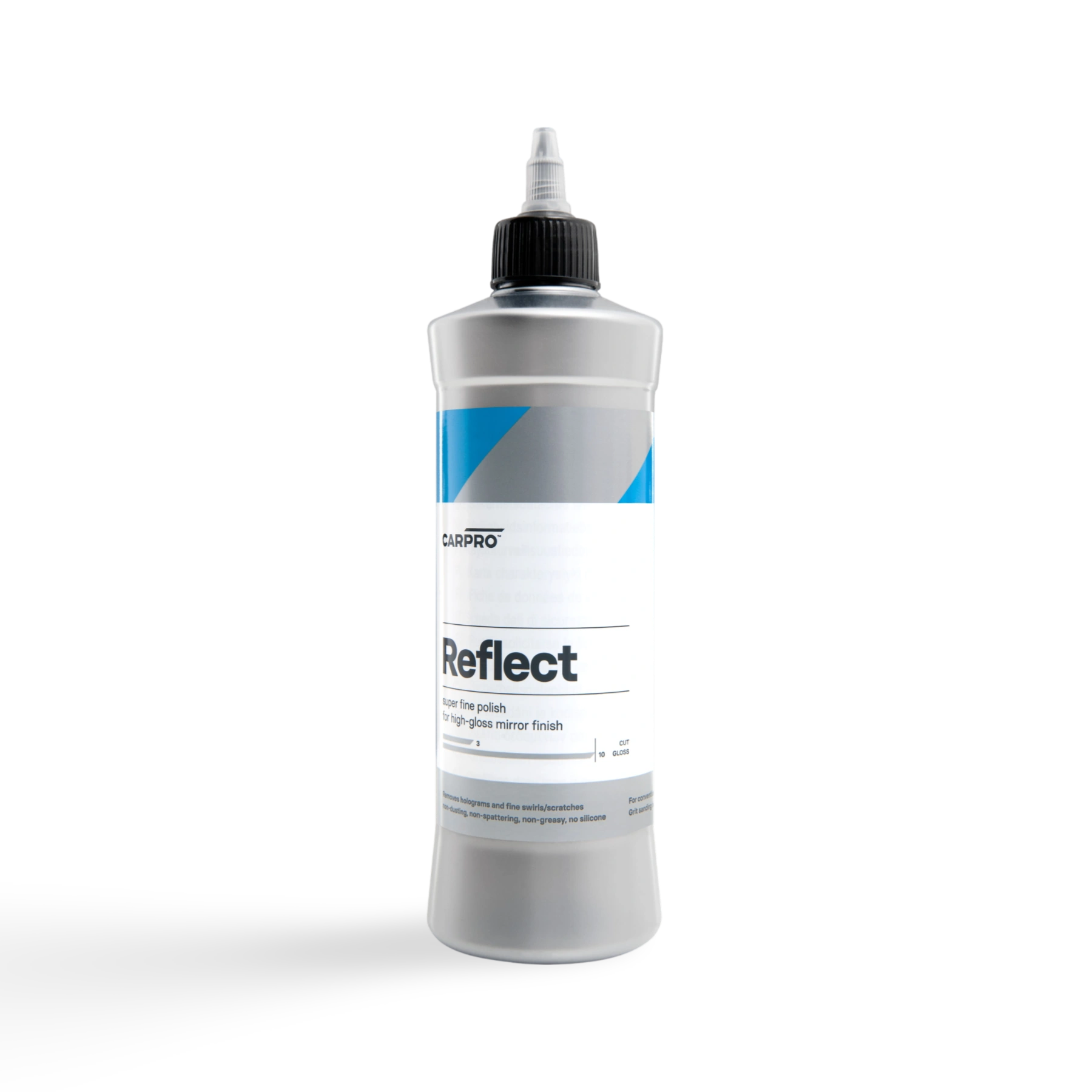 CARPRO Reflect - essentieel in car detailing producten voor auto dieptereiniging, auto wassen producten, en krassen verwijderen auto. Ideaal als coating auto, glascoating auto, keramische coating auto, polieren, polijsten.