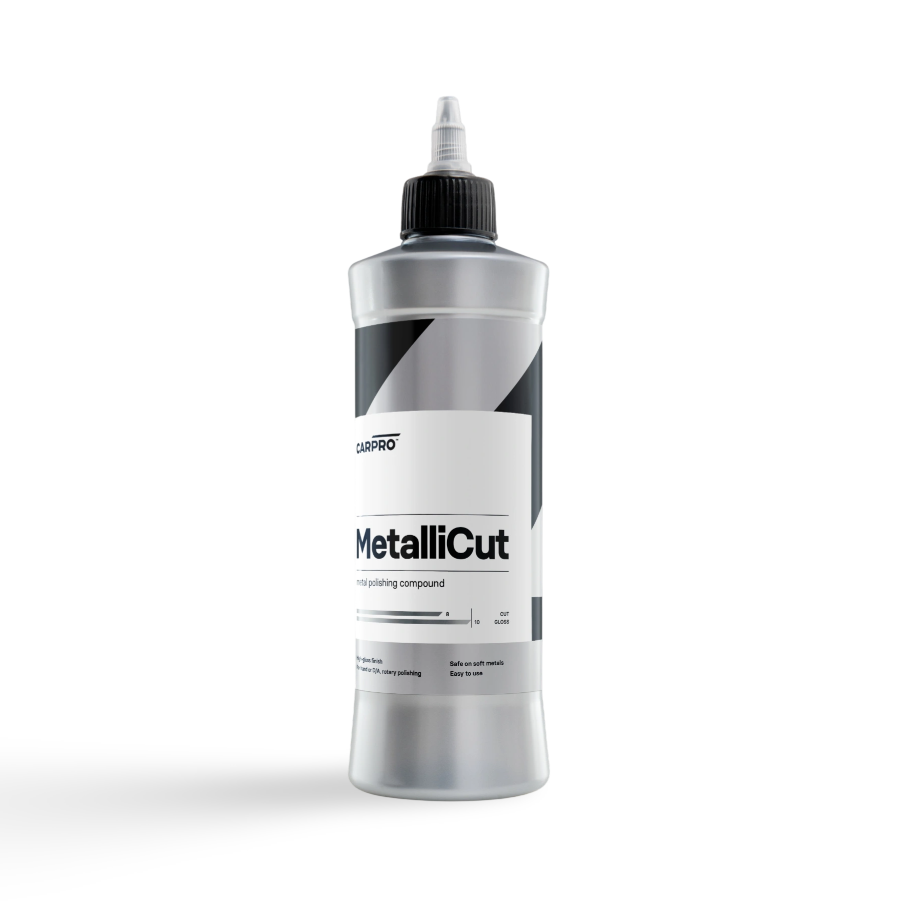 CARPRO MetalliCut - essentieel in car detailing producten voor auto dieptereiniging, auto wassen producten, en krassen verwijderen auto. Ideaal als coating auto, glascoating auto, en keramische coating auto.