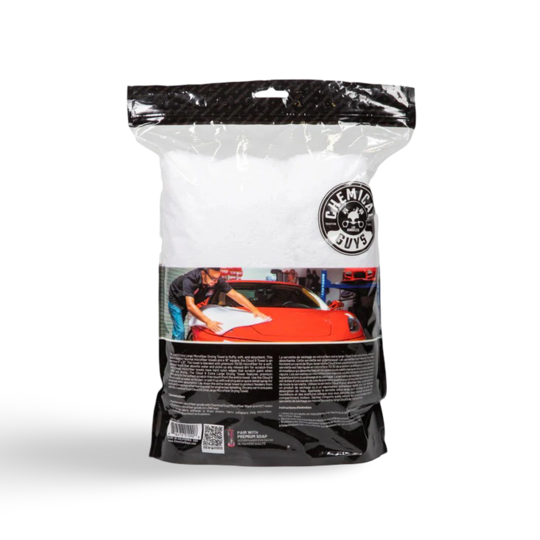Cloud 9 Extra Large Microfiber Drying Towel 132 x 91 – essentiële Microvezeldoek Auto, Droogdoeken Voor Auto car detailing producten voor auto dieptereiniging, auto interieur reinigen, tapijt auto reinigen, Krassen Verwijderen Auto, lederen autozetels reinigen, en als onderdeel van auto wassen producten.