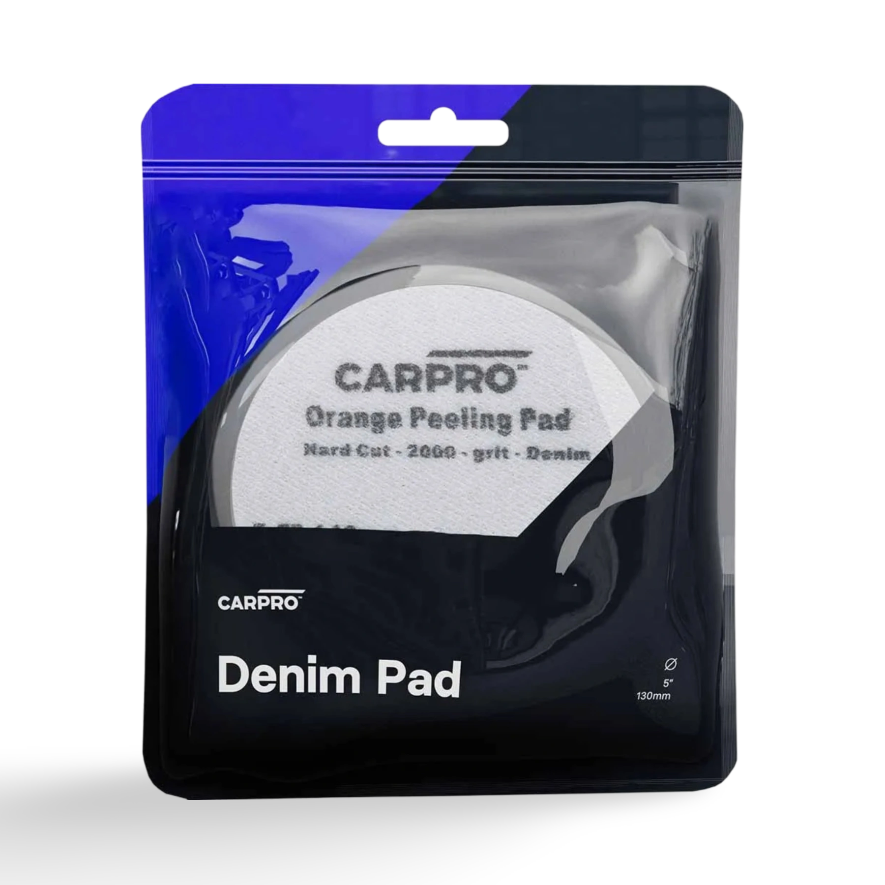 CARPRO Orange Peel Denim Pad - essentieel in car detailing producten voor auto dieptereiniging, auto wassen producten, en krassen verwijderen auto. Ideaal als coating auto, glascoating auto, en keramische coating auto.