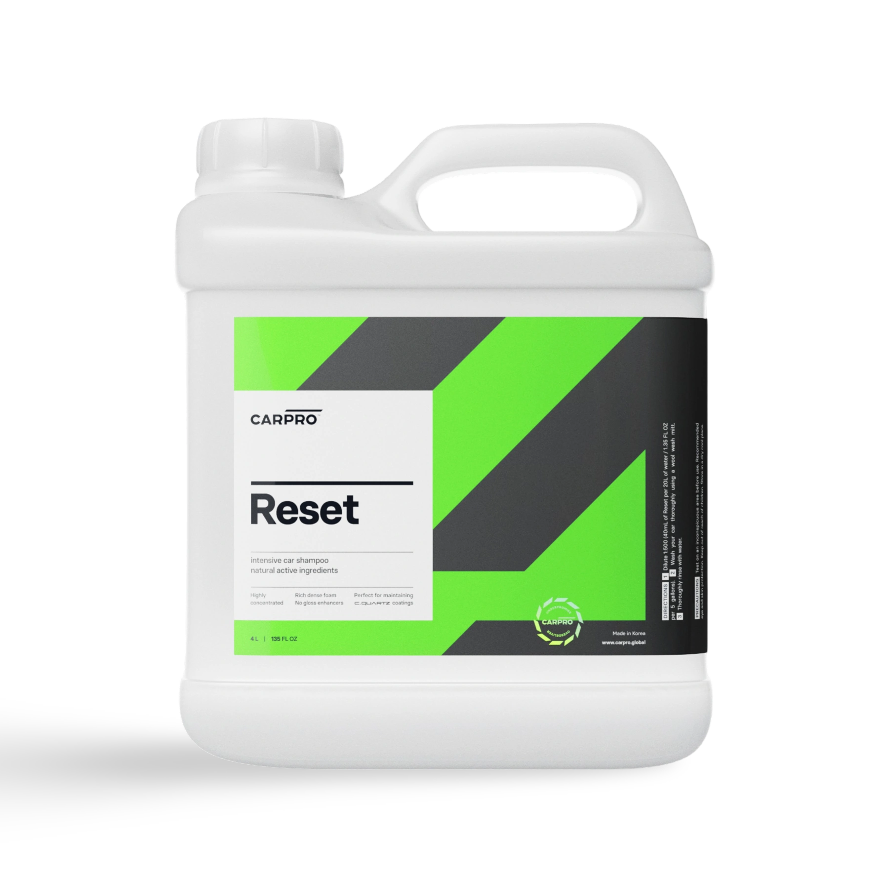 CARPRO Reset - Autoshampoo, Autoshampoo Met Wax, onderdeel van Car Detailing Producten voor Auto Dieptereiniging, insecten verwijderaar, Auto Wassen Producten en past voor foam gun.