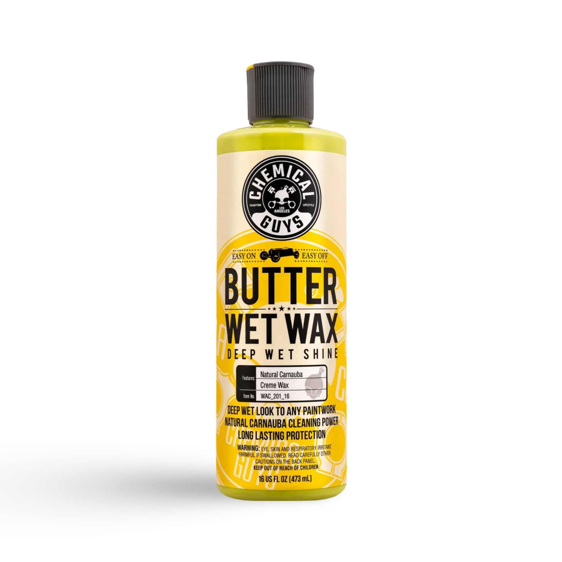 Chemical Guys Butter Wet Wax – essentieel in car detailing producten voor auto dieptereiniging, auto wassen producten, en krassen verwijderen auto. Ideaal als coating auto, glascoating auto, en keramische coating auto. Biedt uitstekende velg bescherming.