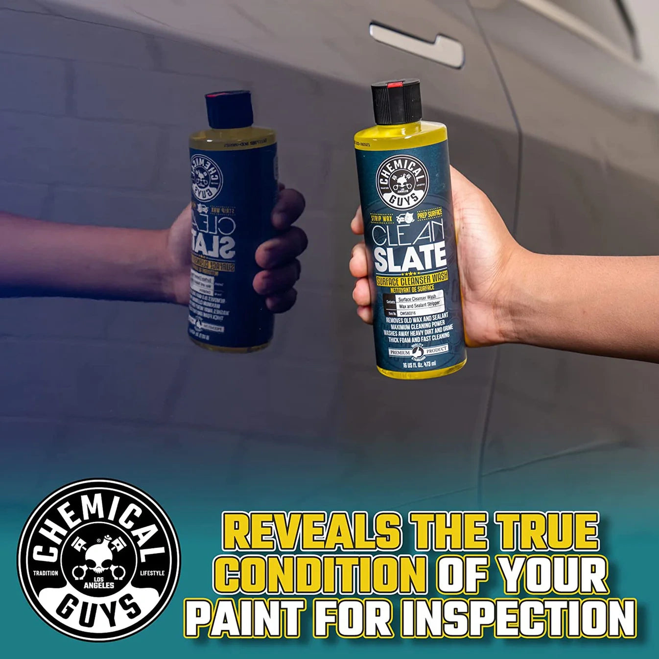 Chemical Guys Clean Slate Wax Stripping Wash – Autoshampoo, Autoshampoo Met Wax, onderdeel van Car Detailing Producten voor Auto Dieptereiniging, Auto Wassen Producten en Krassen Verwijderen Auto.