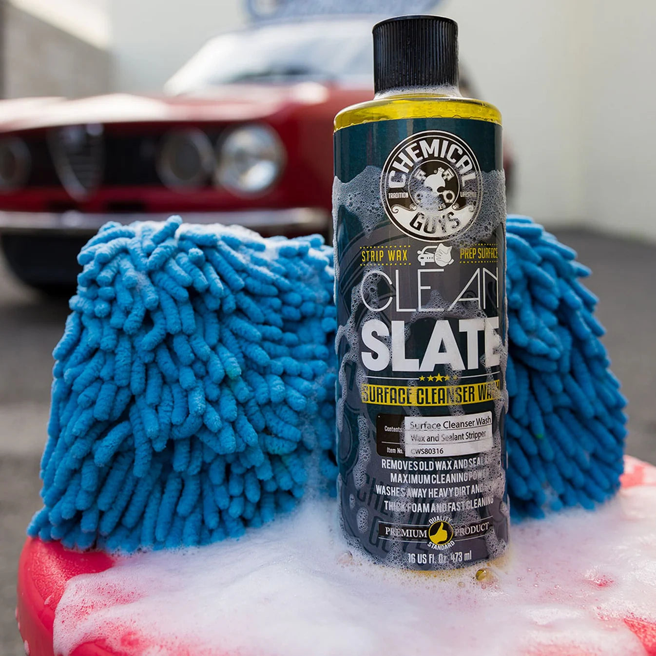 Chemical Guys Clean Slate Wax Stripping Wash – Autoshampoo, Autoshampoo Met Wax, onderdeel van Car Detailing Producten voor Auto Dieptereiniging, Auto Wassen Producten en Krassen Verwijderen Auto.