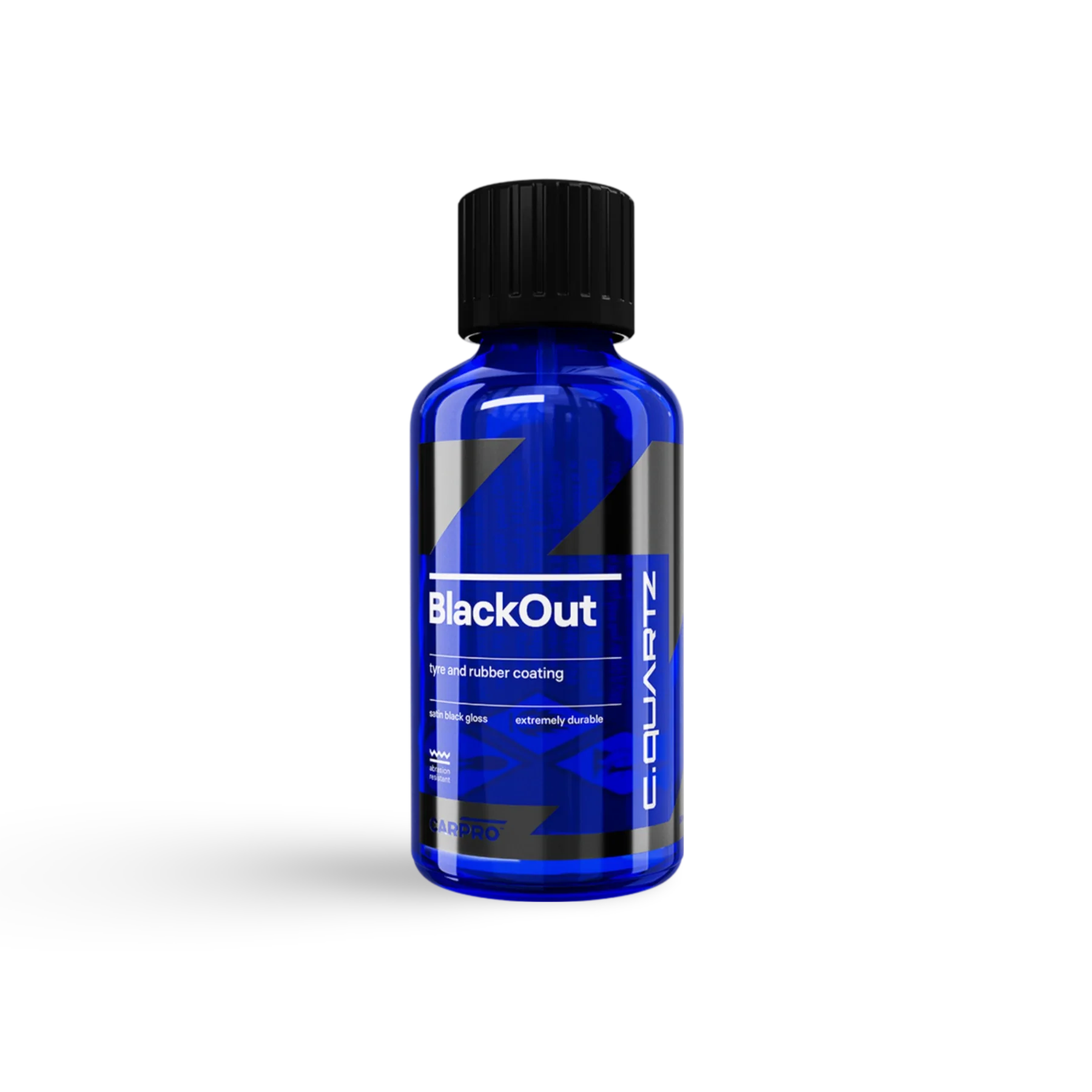 CARPRO Cquartz BlackOut – essentieel in car detailing producten voor auto dieptereiniging, auto polieren, auto polijsten en krassen verwijderen auto. Ideaal als coating auto, glascoating auto, en keramische coating auto.