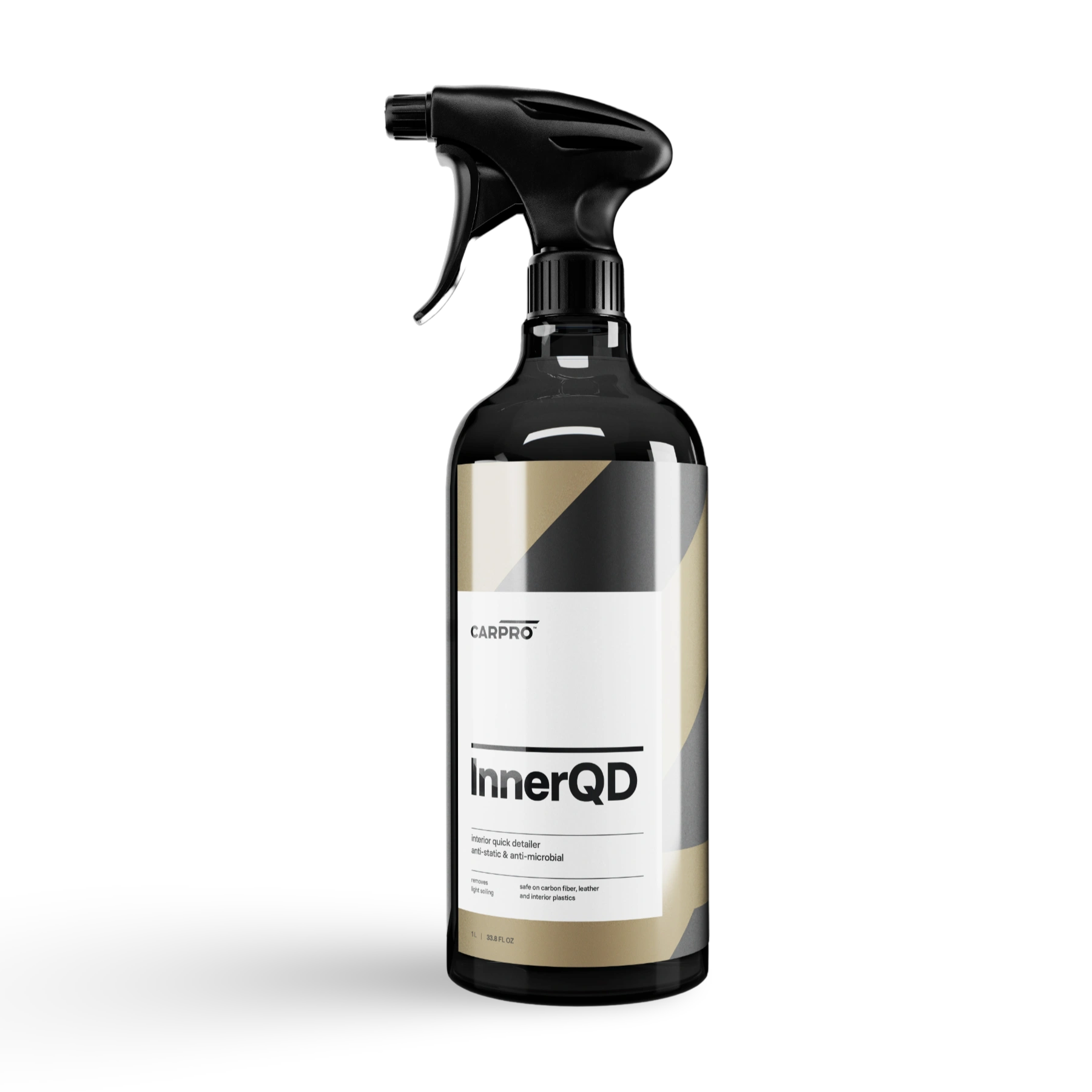 CARPRO InnerQD Interior Quick Detailer Spray fles voor Auto Dieptereiniging, ideaal Car Detailing Producten voor Auto Interieur Reinigen en Tapijt Auto Reinigen, geschikt voor Auto Wassen Producten.