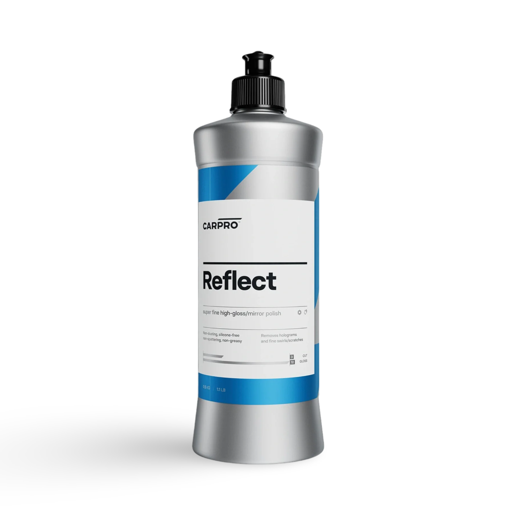 CARPRO Reflect - essentieel in car detailing producten voor auto dieptereiniging, auto wassen producten, en krassen verwijderen auto. Ideaal als coating auto, glascoating auto, keramische coating auto, polieren, polijsten.