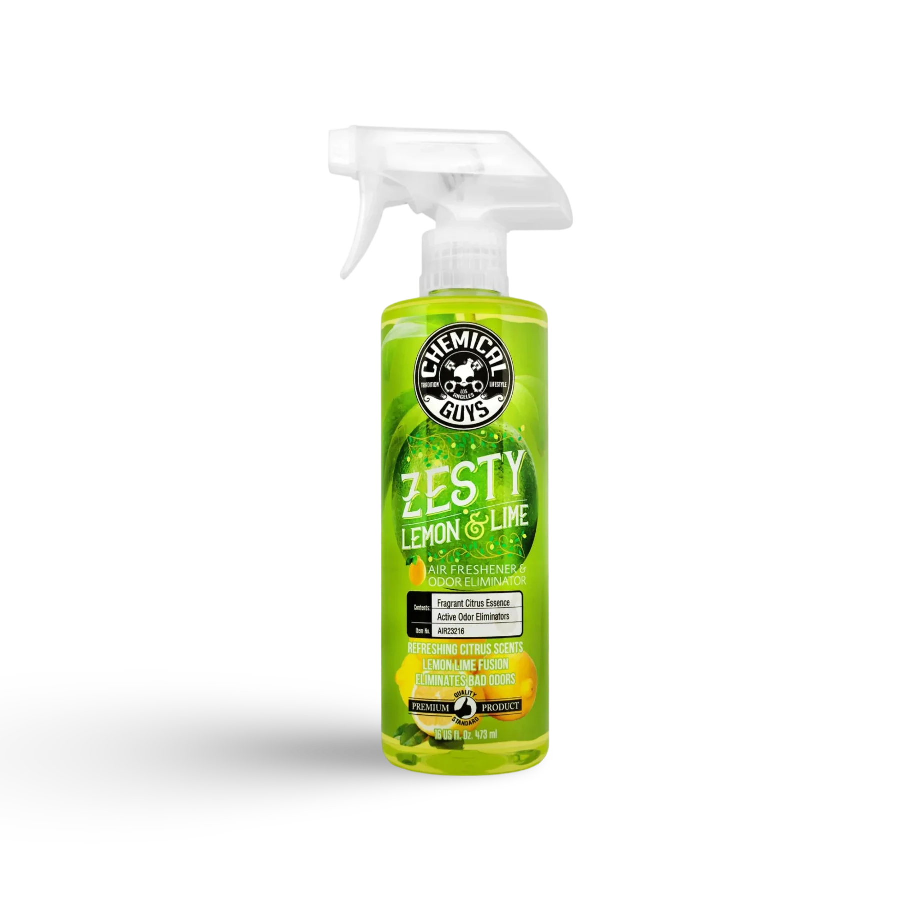 Chemical Guys Zesty Lemon Scent luchtverfrisser - Car Detailing Producten voor Auto Dieptereiniging, Auto Wassen Producten en Auto Interieur Reinigen.